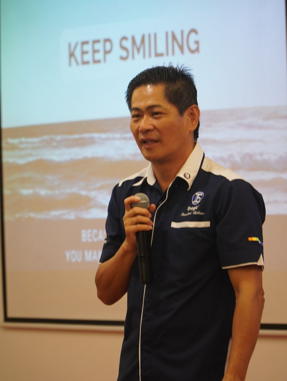 Gary speaking and inspiring others